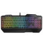 Krom Krusher teclado semimecanico y raton RGB gaming USB óptico negro NXKROMKRSHRSP