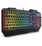 Krom Krusher teclado semimecanico y raton RGB gaming USB óptico negro NXKROMKRSHRSP