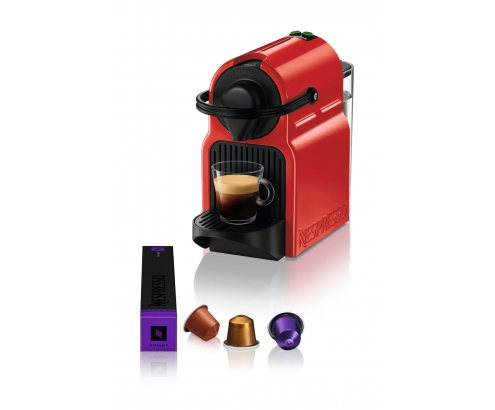 Krups Inissia XN1005 Ruby Red Pod coffee machine 0,7 L