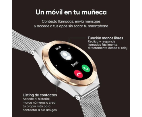 Ksix Smartwatch Lya, Pantalla AMOLED 1.19