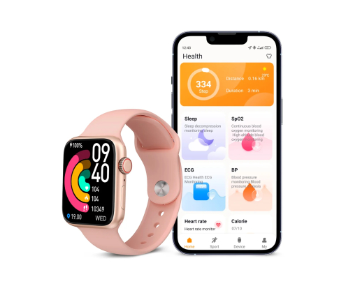 Ksix Smartwatch Urban 4 mini, Para muñecas pequeñas, Pant. TFT 1,74