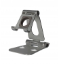KSIX Soporte Sobremesa Swivel Giratorio Aluminio para SmartPhones Tablet Smartwatch