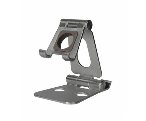 KSIX Soporte Sobremesa Swivel Giratorio Aluminio para SmartPhones Tablet Smartwatch