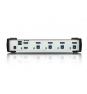 KVM ATEN CONMUTADOR DESKTOP SWICTH 4-PUERTOS USB 3.1 GEN 1 DISPLAYPORT CON ALTAVOZ CS1914-AT-G