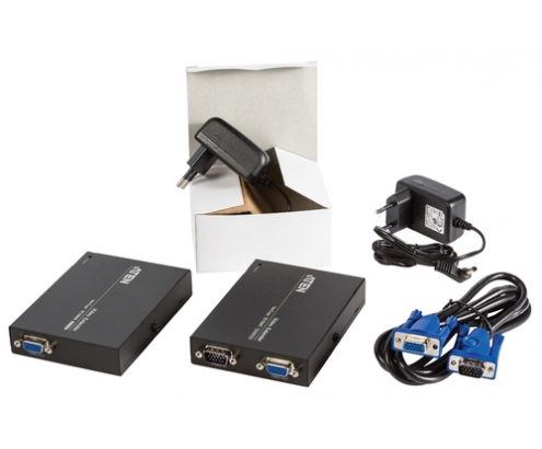 KVM ATEN SWITCH VGA EXTENDER VGA OVER CAT5E 6 VIDEO 150METER VE150A-AT-G