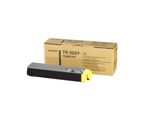 KYOCERA TK-520Y cartucho de tóner 1 pieza(s) Original Amarillo