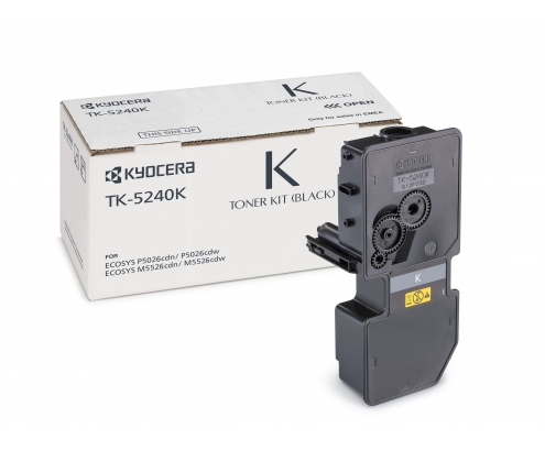 Kyocera tk-5240k toner 1 pieza Original Negro