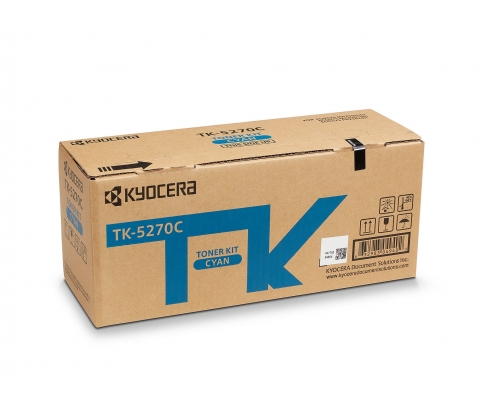 Kyocera tk-5270c toner 1 pieza Original Cian