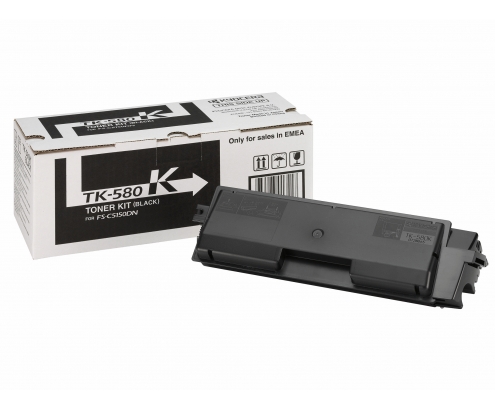 Kyocera tk-580K toner 1 pieza Original Negro