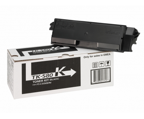 Kyocera tk-580K toner 1 pieza Original Negro