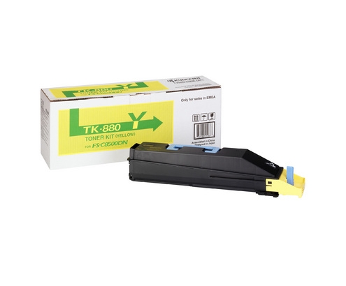 Kyocera tk-880y toner 1 pieza Original Amarillo