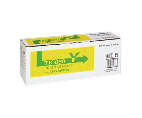 Kyocera tk-880y toner 1 pieza Original Amarillo