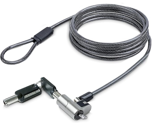 L-Link LL-NOTEBOOK-LOCK-NANO cable antirrobo Negro, Acero 1,8 m