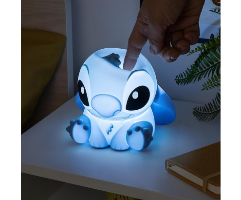 Lámpara de Silicona Stitch Recargable con Luz Nocturna y Control Táctil