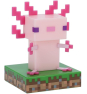 Lámpara Icons Minecraft Ajolote 12 cm con Luz Decorativa