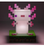 Lámpara Icons Minecraft Ajolote 12 cm con Luz Decorativa
