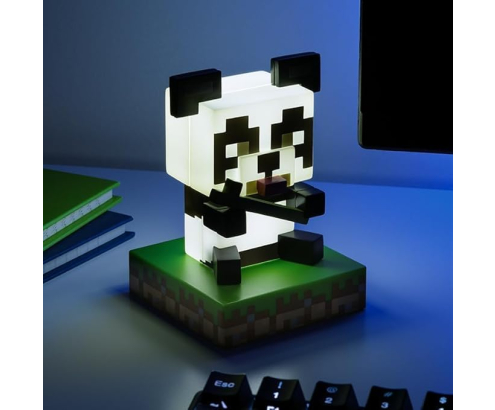 Lámpara Icons Minecraft Panda 10 cm con Luz Decorativa