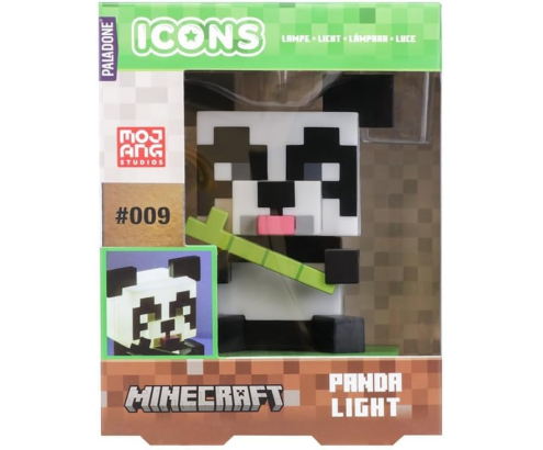 Lámpara Icons Minecraft Panda 10 cm con Luz Decorativa