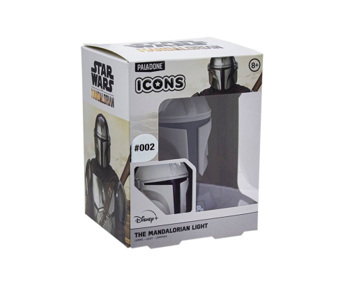 Lámpara Icons Star Wars The Mandalorian 12 cm con Luz Decorativa