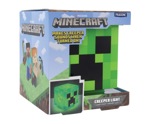 Lámpara Minecraft Creeper Light con Sonidos Oficiales