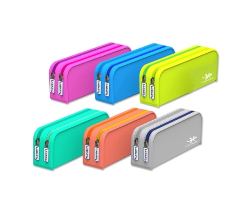 Lagart Portatodo Silicona Rectangular Doble Cremallera