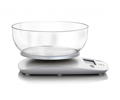 Laica KS1060 báscula de cocina Blanco Encimera Rectángulo Báscula electrónica de cocina