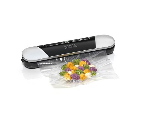 Laica VT3205 sellador al vacío 600 mbar Negro, Plata
