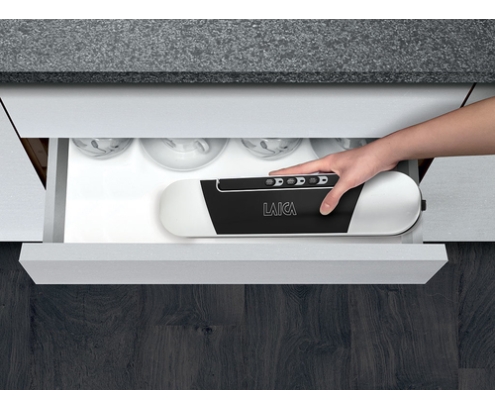 Laica VT3205 sellador al vacío 600 mbar Negro, Plata