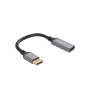 Lanberg AD-DP-HD-02 adaptador de cable de vídeo 0,2 m DisplayPort HDMI Plata