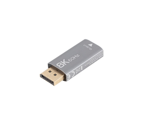 Lanberg AD-DP-HD-03 adaptador de cable de vídeo 0 m DisplayPort HDMI Plata