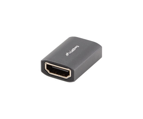Lanberg AD-HDMI-02 cambiador de género para cable HDMI-A female 2.1 Plata