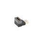 Lanberg AD-HDMI-07 adaptador de cable de vídeo HDMI tipo A (Estándar) Negro, Plata