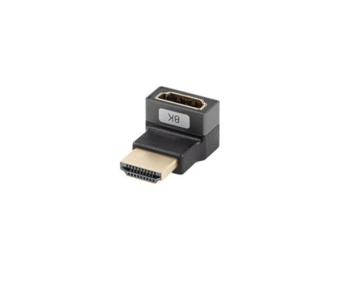 Lanberg AD-HDMI-08 adaptador de cable de vídeo HDMI tipo A (Estándar) Negro, Plata