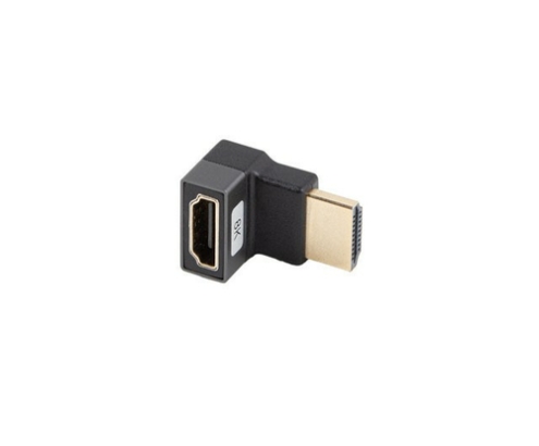 Lanberg AD-HDMI-08 adaptador de cable de vídeo HDMI tipo A (Estándar) Negro, Plata