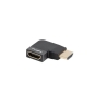 Lanberg AD-HDMI-10 adaptador de cable de vídeo HDMI tipo A (Estándar) Negro, Plata