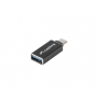 Lanberg AD-UC-UA-02 cambiador de género para cable USB 3.0 Type C USB 3.0 Type A Negro