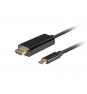 Lanberg CA-CMHD-10CU-0005-BK adaptador de cable de vÍ­deo 0,5 m USB Tipo C HDMI Negro
