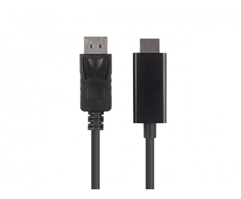 Lanberg CA-DPHD-11CC-0010-BK cambiador de género para cable DisplayPort HDMI Negro