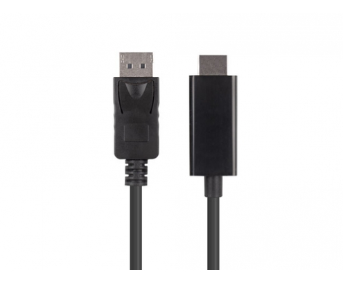 Lanberg CA-DPHD-11CC-0050-BK cambiador de género para cable DisplayPort HDMI Negro