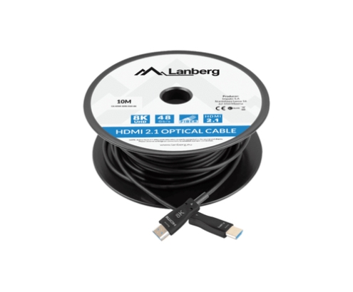 Lanberg CA-HDMI-30FB-0100-BK cable HDMI 10 m HDMI tipo A (Estándar) Negro