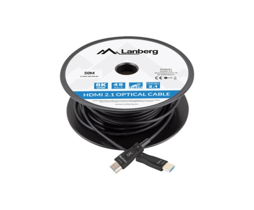Lanberg CA-HDMI-30FB-0500-BK cable HDMI 50 m HDMI tipo A (Estándar) Negro