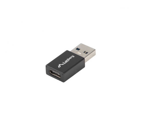 Lanberg cambiador de género para cable USB 3.0 Type A USB 3.0 Type C Negro