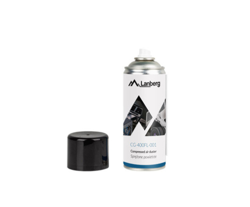 Lanberg CG-400FL-001 limpiador de aire comprimido 400 ml