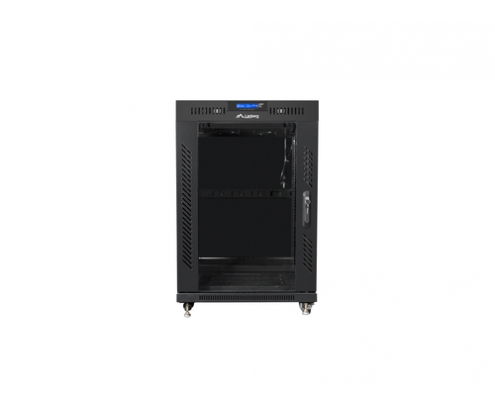 Lanberg FF01-6615-12BL armario rack 15U Rack o bastidor independiente Negro