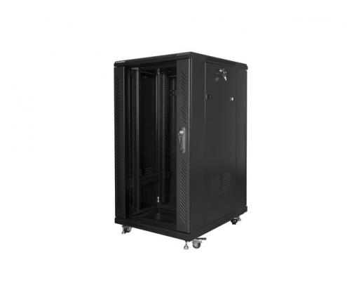 Lanberg FF01-6822-12B armario rack 22U Rack o bastidor independiente Negro