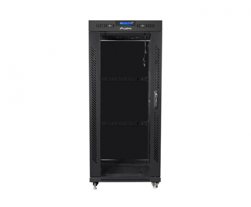 Lanberg FF01-8822-12BL armario rack 22U Rack o bastidor independiente Negro