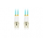 Lanberg FO-LULU-MD31-0020-TQ cable de fibra optica 2 m LC/UPC OM3 Color aguamarina