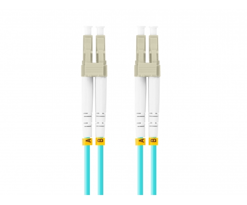 Lanberg FO-LULU-MD31-0020-TQ cable de fibra optica 2 m LC/UPC OM3 Color aguamarina
