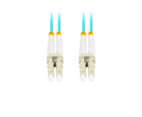 Lanberg FO-LULU-MD31-0020-TQ cable de fibra optica 2 m LC/UPC OM3 Color aguamarina