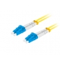 Lanberg FO-LULU-SD11-0010-YE cable de fibra optica 3 m LC/UPC G.657.A1 Amarillo